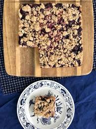 You can easily add these babies to any oatmeal bowls and continue on your day (it's cool because you… Savory Moments Blueberry Oatmeal Crisp Bars