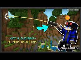 While it might not be super useful in open spaces, the grapple hook becomes an essential in larger caves. Minecraft Pe How To Make A Grappling Hook No Mods Or Addons Youtube