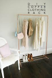 How to make a clothes rack out of pipes. 24 Diy Clothing Rack Projects How To Make A Clothes Rack