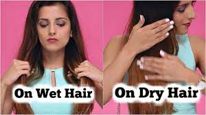 In this video lets have a q&a on hair serum.what exactly hair serum is?how to apply serum?serum bad for oil hairs?which hair serum for frizzy hairserum. 2 Quick Easy Ways Of Using A Hair Serum On Wet Dry Hair Steps To Use Serum Knot Me Pretty Youtube