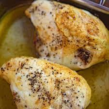 One of the commonest mistakes that most people make while cooking chicken breast are overcooking it and not marinating it properly. Oven Baked Rotisserie Chicken Breasts Recipe Dinner Then Dessert