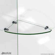 Get free shipping on qualified corner bathroom shelves or buy online pick up in store today in the bath department. Dreamline 12 In X 8 In Corner Glass Shelf Dreamline
