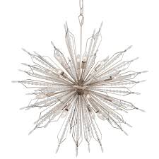 Varaluz 311p16gd Gold Dust Orbital 16 Light 36 Wide Crystal Sputnik Chandelier Lightingshowplace Com