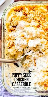 Poppy Seed Chicken Casserole Yellowblissroad Com Recipe In 2020 Poppy Seed Chicken Chicken Recipes Casserole Dinner Entrees