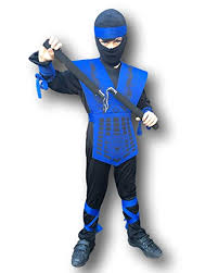Rubber Johnnies Kids Shadow Ninja Costume Mortal Zero Combat Dragon Costume Gi 3 Sizes