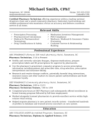 Midlevel Pharmacy Technician Resume Sample Monster Com