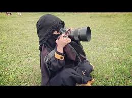 Adik Cintara Masha Allah Fotografer Cilik Bercadar Kameranya Sony A7rii Youtube
