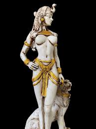 Exclusive Naked Queen Cleopatra and Her Big Cat, Egypht, Egyptian  Mythology, Sculpture, Trinket Art Decoration 25cm - Etsy