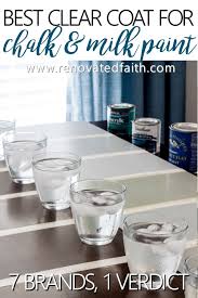 The Best Clear Coat For Furniture 2020 Best Chalk Paint Top Coat In 2020 Best Chalk Paint Chalk Paint Dining Table Painted Dining Table