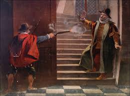 Willem Van Oranje Wordt Vermoord Hij Werd 51 Jaar Hij Werd In De Hal Van De Prinsenhof Vermoord Door Een Kogelschot Geschiedenis Delft Archeologie