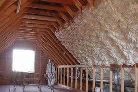 Icynene Is An Open Cell Polyurethane Spray Foam Insulation Installed On Site It Can Be Used To Insulate Baseme Attic Remodel Attic Renovation Attic Apartment