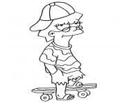 Bart simpson is the eldest son of homer and marge simpson. Simpson Coloring Pages Printable