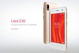 Lava Z40 Android Go phone launched ...
