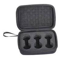 Compact Golf Bag for Six Golf Balls and Accessories, EVA Storage Box with  Durable Handle, Golf Ball Organizer