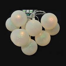 Fantastic Craft Le3032 Led Snowball Garland 10 Lights Garland Crafts Lights