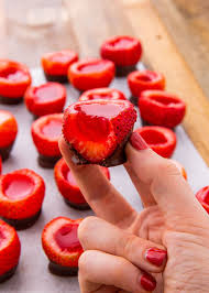 Fall In Love Over Chocolate Covered Strawberry Jell O Shots Recipe In 2020 Chocolate Covered Strawberries Chocolate Covered Sweet Chocolate