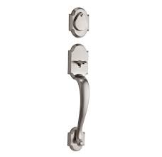 Schlage offers a wide variety of designs and finishes, from angular to flowing, classic to contemporary, all designed to ensure that your front door is the perfect introduction to your home. Kwikset 800auhlip 15s Austin Series Door Build Com