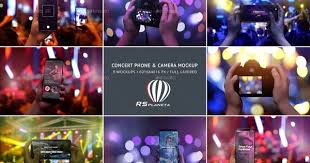 Concert Phone Camera Mockup Mockup Creative Photoshop Camera