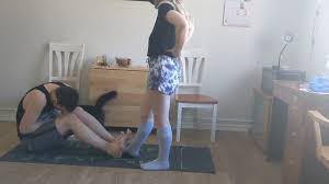 Tee Crushes Jays Balls over Chores | Amateur ballbusting couple ball  squeezing kicks knees