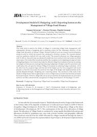 Tips to help you budget like a pro. Pdf Development Model Of E Budgeting And E Reporting System On The Management Of Village Fund Finance
