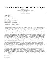 A cover letter can also help you make a generic resume appear more tailored for t. Personal Trainer Cover Letter Sample Tips Resume Companion
