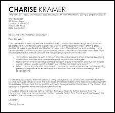Use this resumes and cover letters for. Architect Cover Letter Sample Cover Letter Templates Examples
