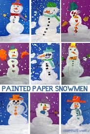 Eric Carle Inspired Snowman Art Lesson Deep Space Sparkle Winter Crafts For Kids Kids Art Projects Art For Kids