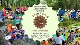 Weekly Drum Circle at Lake Lansing Park North