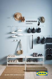 Convert Unused Space Into Storage Space With Ikea Nordrana Baskets These Versatile Hanging Storage Hanging Shoe Rack Ikea Shoe Rack Shoe Rack For Small Spaces