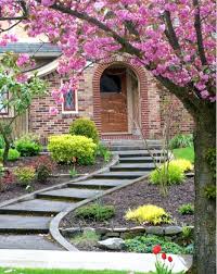 Early 20th Century Tudor Revival Garden Design Backyard Planting Flowers