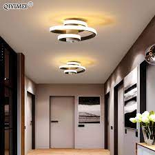 Whether you want an industrial feel, a natural touch, a retro vibe or another look, we have a ceiling light for you (and to keep your furniture company). Modern Led Ceiling Lights For Home Entrance Balcony Hallway Lamps Bedroom White Black Indoor Lighting Fixtures Input Ac90 260v Ceiling Lights Aliexpress