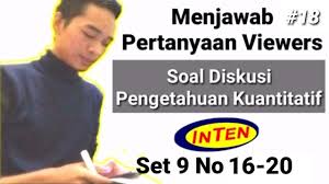 Banyak yang mengatakan bahwa jenis logika adalah seperti yang diatas itu.memang tidak salah jika mengatakanya kalau matik dasar,saya yakin sebagian besar dari anda tidak akan terlalu kesulitan mengerjakanya.yang sering gagal dan sering kesulitan adalah. Pembahasan No 16 Sampai 20 Soal Diskusi Pengetahuan Kuantitatif Tps Utbk 2020 Set 9 Inten Youtube