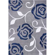 All 5 x 7 area rugs can be shipped to you at home. Ladole Rugs Rose Floral Pattern Area Rug Carpet In Grey Blue 2 7 X 9 10 80 Cm X 300 Cm Best Buy Canada