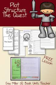 Basic Plot Structure The Quest Book Units Teacher Plot Structure Tpt Free Lessons Plot Outline