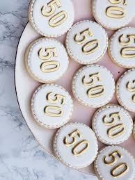 50th Birthday Cookie Cake Ideas 50th Birthday Sugar Decorated Cookies Etsy 50th Anniversary Cookies Anniversary Cookies 50th Birthday