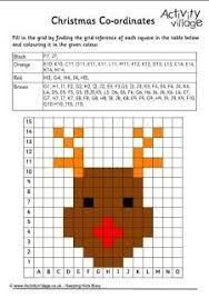 Christmas Coordinates Worksheets Pixel Art Christmas Worksheets Christmas Cross Stitch