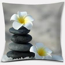 Buddha Zen Pietra Fiore Cuscino Home Office Decorazione Cuscino Camera da  letto Divano Cuscino per auto 45x45cm40x40cm,4,50x50cm : Amazon.it: Casa e  cucina