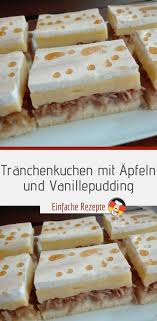 Tranchenkuchen Mit Apfeln Und Vanillepudding Tropfenkuchen Platzchen Rezept Einfach Kuchen Rezepte Einfach