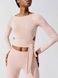 Yoga and ayurveda are two of the most versatile as well as beneficial forms of holistic health care practices that promote the wellbeing of more than just the physical self. Alo Yoga Barre Long Sleeve In Nectar Modesens