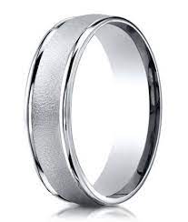 Designer 950 Platinum Wedding Ring For Men With Wired Finish 6mm Mens Wedding Bands White Gold Mens Wedding Rings White Gold Wedding Rings