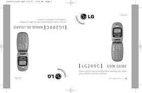 Insert the original sim card in your phone. Download Free Pdf For Lg Cg225 Cell Phone Manual