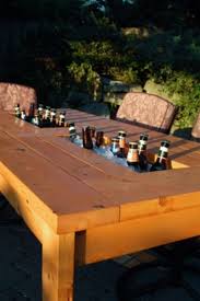 Diy Refrigerator Ice Chest Cooler Tutorial Do It Yourself Fun Ideas Diy Patio Table Diy Patio Patio Table