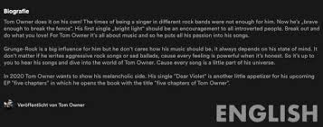 We did not find results for: Write An Epic Artist Bio For Spotify In English Or German By Luqaku Fiverr