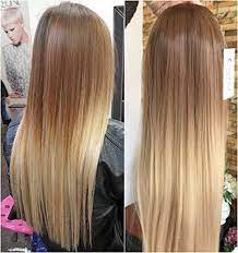 When you've mixed the solution, spray it all over your hair and use a comb to spread it evenly. 24 Inches Long Straight Clip In Dip Dyed Ombre 3 4 Half Head Wig Dl S Desertmart