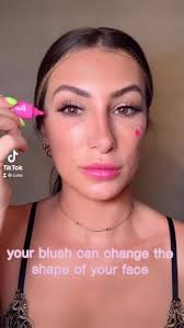 *Immediately adds blush across the bridge of the nose* Have you tried  applying your blush according to face shape? @dana_michele_ uses Dewy Blush  in shade Watermelon 🍉