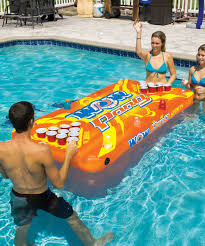 Pool Pong Table Float Pool Backyard Trampoline Pool Floats