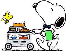 Image result for snoopy and dessert