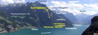 In the area of lucerne, switzerland. Raonline Edu Geomorphologie Massenbewegungen Felspfeiler Axenruti Kanton Uri Schweiz Oberhalb Der Axenstrasse Und Der Bahnlinie Gesprengt Steinschlag Im Gumpischtal Bei Sisikon