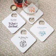 Personalized Wedding Coaster Bottle Opener Duo Favor Personalized Coasters Wedding Bottle Opener Favors Wedding Coasters