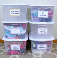 How To Organize And Store Outgrown Baby Clothes Free Printable Labels The Organized Mom Life